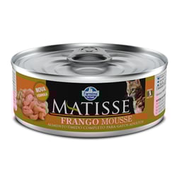 Ração Úmida Matisse Mousse De Frango Para Gatos Adultos - 85G