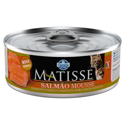 Ração Úmida Matisse Mousse Salmão Para Gatos Adultos - 85G