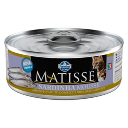 Ração Úmida Matisse Mousse Sardinha Para Gatos Adultos - 85G