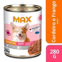 Ração Úmida Max Cães Adultos Cordeiro E Frango - 280G