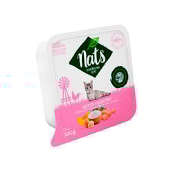 Ração Úmida Nats Cubinhos De Frango Para Gatos Filhotes - 100G