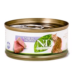 Ração Úmida N&D Atum Do Pacífico Para Gatos - 70G