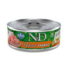 Ração Úmida N&D Natural Frango Para Gatos - 1 Unidade De 80G