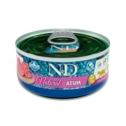 Ração Úmida N&D Natural Para Gatos Sabor Atum - 70G