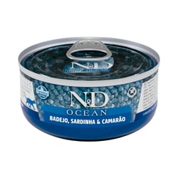 Ração Úmida N&D Ocean Para Gatos Adultos Sabor Badejo, Sardinha E Camarão - 70G