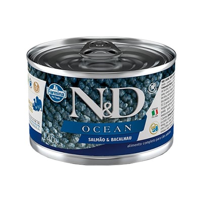 Ração Úmida N&D Ocean Salmão E Bacalhau Para Cães Adultos - 140G