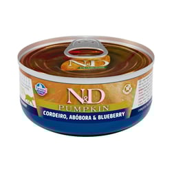 Ração Úmida N&D Pumpkin Gatos Adultos Cordeiro, Abóbora E Blueberry 70G - 1 Unidade