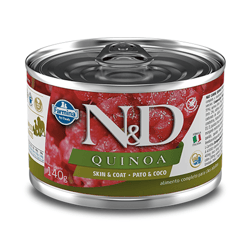 Ração Úmida N&D Quinoa Pele E Pelagem Sabor Pato Para Cães Adultos - 140G