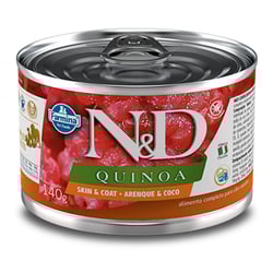 Ração Úmida N&D Quinoa Skin E Coat Para Cães Adultos Arenque E Coco - 140G