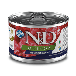 Ração Úmida N&D Quinoa Weight Management Para Cães - 140G
