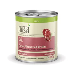 Ração Úmida Nutrifresh Cães Sabor Carne, Abóbora E Ervilha - 300G - 1 Unidade