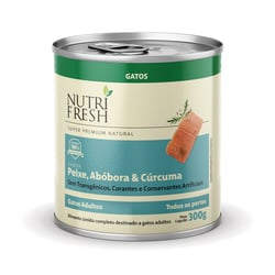 Ração Úmida Nutrifresh Sabor Peixe, Abóbora E Cúrcuma Para Gatos - 300G - 300 Gramas