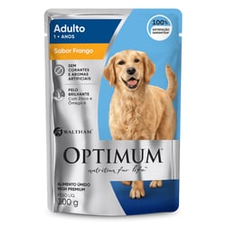 Ração Úmida Optimum Para Cães Adultos Frango - 1 Sachê De 100G