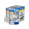 Ração Úmida Optimum Para Gatos Adultos Castrados Frango - 40 Sachês