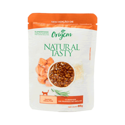 Ração Úmida Origem Natural Tasty Frango 85G Para Gatos Adultos