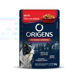 Ração Úmida Origens Carne Com Abóbora Para Cães Adultos - 85G