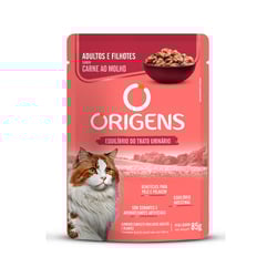Ração Úmida Origens Para Gatos Carne Ao Molho 85G - 1 Unidade