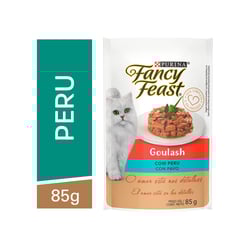 Ração Úmida Para Gatos Fancy Feast Goulash De Peru - 1 Sachê 85G