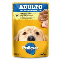 Ração Úmida Pedigree Frango Ao Molho Para Cães Adultos - 100G