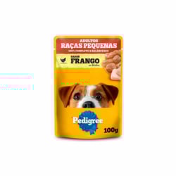 Ração Úmida Pedigree Frango Ao Molho Para Cães Adultos De Raças Pequenas - 1 Sachê - Leve 12 Pague 10