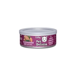 Ração Úmida Pet Delícia Maravilha De Frango Para Gatos - 110G - 110 Gramas