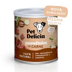 Ração Úmida Pet Delícia Panelinha De Carne Para Cães - 320G