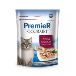 Ração Úmida Premier Gourmet Gatos Atum E Arroz Integral - 70G