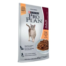 Racao Umida Pro Plan Para Gatos Adultos Frango 85G