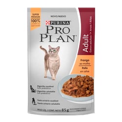 Ração Úmida Pro Plan Para Gatos Adultos Sabor Frango - 85G