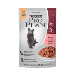Racao Umida Pro Plan Para Gatos Adultos Salmao 85G