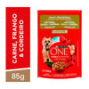 Ração Úmida Purina One Sabor Carne, Frango E Cordeiro Para Cães Adultos E Filhotes - 85G