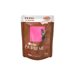 Ração Úmida Quatree Supreme Sabor Peixe Para Gatos Adultos - 85G