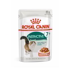 Ração Úmida Royal Canin Instinctive 7+ Para Gatos Adultos Acima De 7 Anos - 1 Sachê 85G