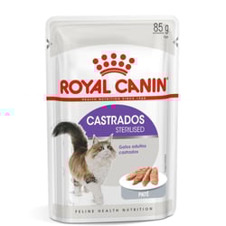 Ração Úmida Royal Canin Patê Para Gatos Adultos Castrados - 85G