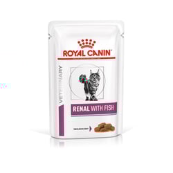 Ração Úmida Royal Canin Veterinary Diet Renal Com Peixe Para Gatos - 85G