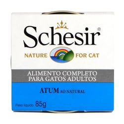 Ração Úmida Schesir Patê Atum Para Gatos - 85G