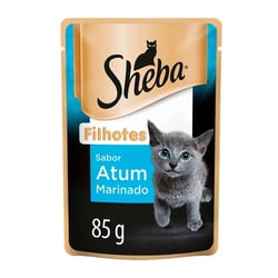 Ração Úmida Sheba Atum Marinado Para Gatos Adultos - 85G