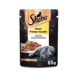 Ração Úmida Sheba Frango Assado Para Gatos Adultos - 85G