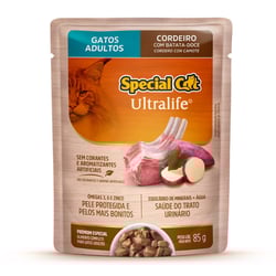 Racao Umida Special Cat Ultralife Cordeiro Com Batata Doce Para Gatos Adultos 85G