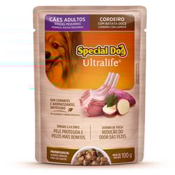 Ração Úmida Special Dog Ultralife Cordeiro Com Batata-Doce Para Cães Adultos De Raças Pequenas - 1 Unidade De 100G
