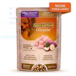Ração Úmida Special Dog Ultralife Frango Para Cães Adultos De Porte Pequeno - 100G