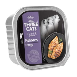Ração Úmida Three Cats Special Para Filhotes Patê - 90G