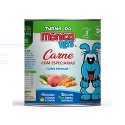 Ração Úmida Turma Da Mônica Pets Carne Com Especiarias Para Cães - 280G