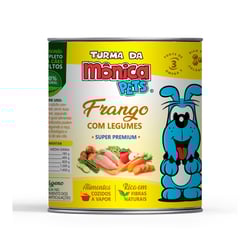 Ração Úmida Turma Da Mônica Pets Frango Com Legumes Para Cães - 280G
