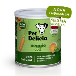 Ração Úmida Veggie Dog Pet Delícia Para Cães Adultos 320G