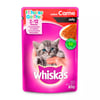 Ração Úmida Whiskas Carne Jelly Para Gatos Filhotes - 85G Sachê