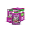 Ração Úmida Whiskas Cordeiro Ao Molho Para Gatos Adultos - Kit 20 Unidades