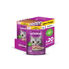 Ração Úmida Whiskas Frango Ao Molho Para Gatos Adultos - Kit 20 Unidades