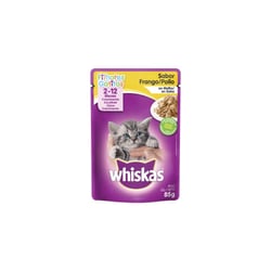 Ração Úmida Whiskas Frango Ao Molho Para Gatos Filhotes - 85G