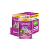 Ração Úmida Whiskas Frango Ao Molho Para Gatos Filhotes - Kit 20 Sachês